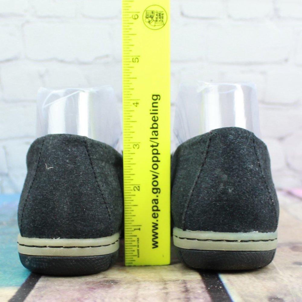 Boc Black Charcoal Fabric Mary Jane Slip On Flats Shoes Size 7 M - Picture 6 of 9